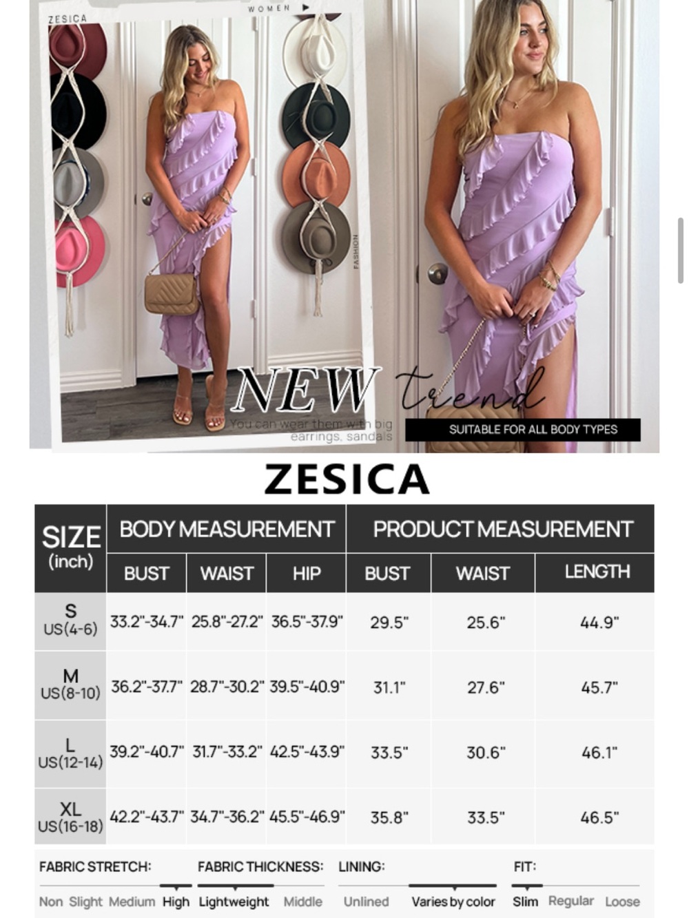 Strapless Ruffle Maxi Dress - Picture 8 of 9
